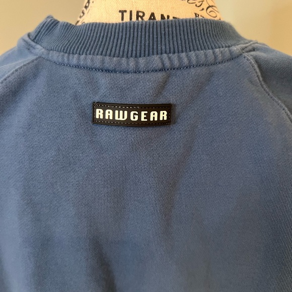 NWOT Rawgear Men’s Blue Crewneck Sweatshirt | Fleece Lined | Size S - Picture 4 of 9